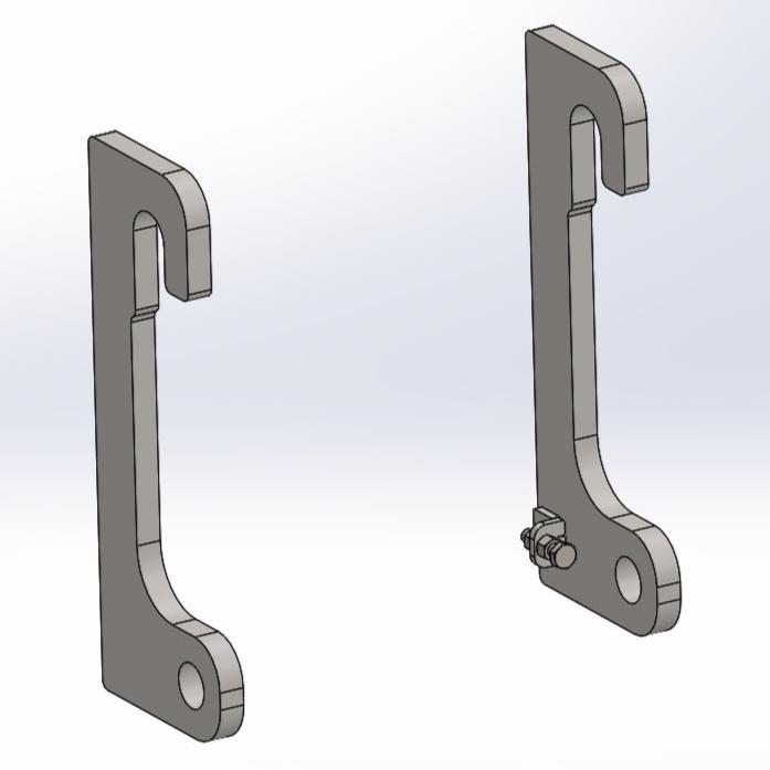 Attelage Caterpillar à souder